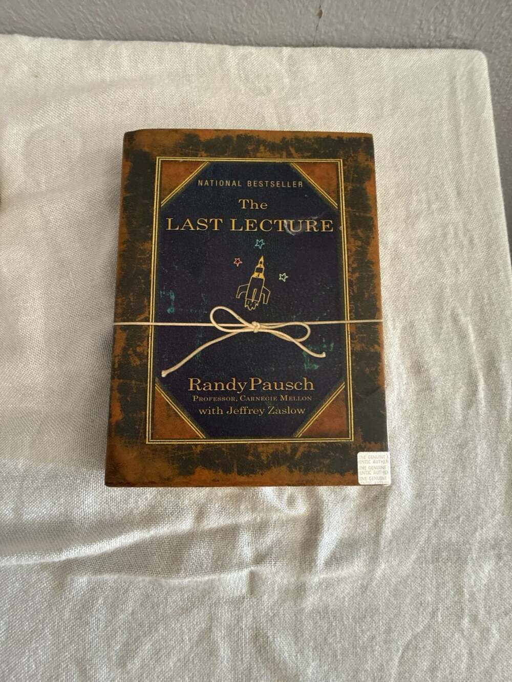 The Last Lecture by Randy Pausch with Jeffrey Zaslow Hardcover Book